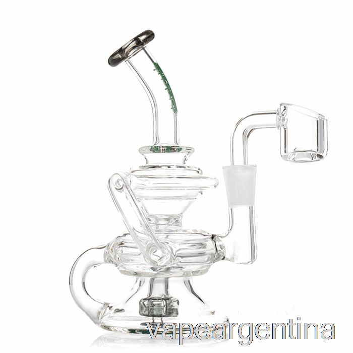 Ooze Rip Tide Mini Recycler Dab Rig Azul Oscuro (claro / Azul) Vape Descartable